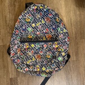 Colorful Mario Print Backpack